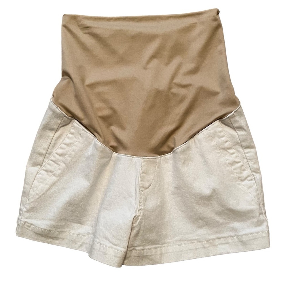 Loft Maternity White Shorts 2